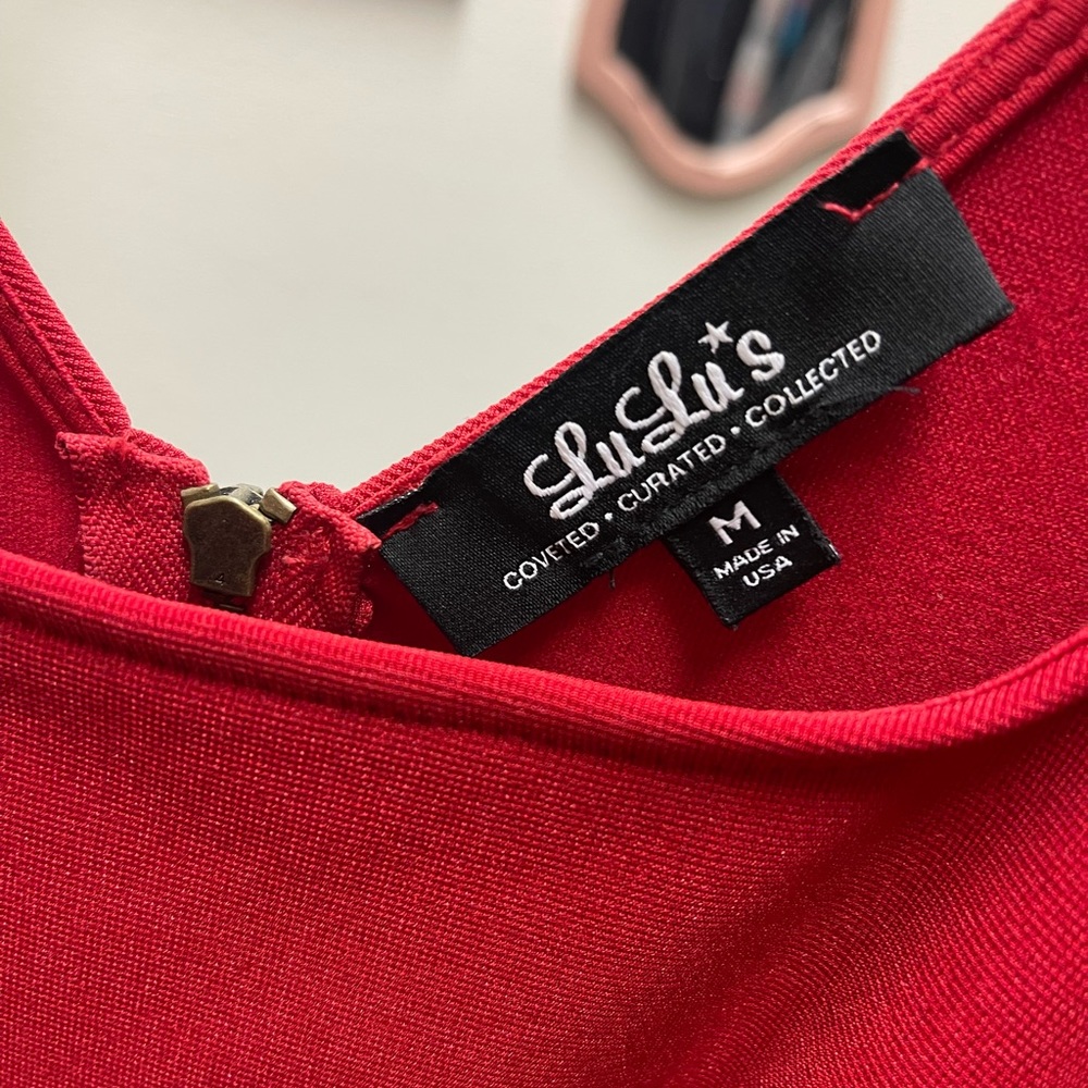 Lulus red dress - Picture 3 of 3